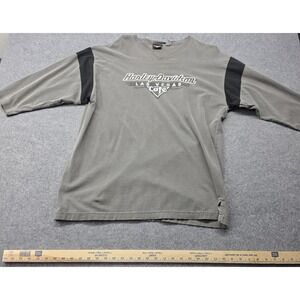Harley-Davidson Las Vegas Gray Black Raglan T-Shirt Size L